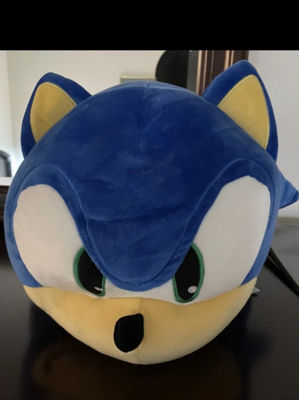 Large Sonic The Hedgehog CLUB MOCCHI MOCCHI JUMBO HEAD PLUSH